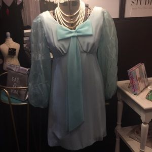 Vintage powder blue dress